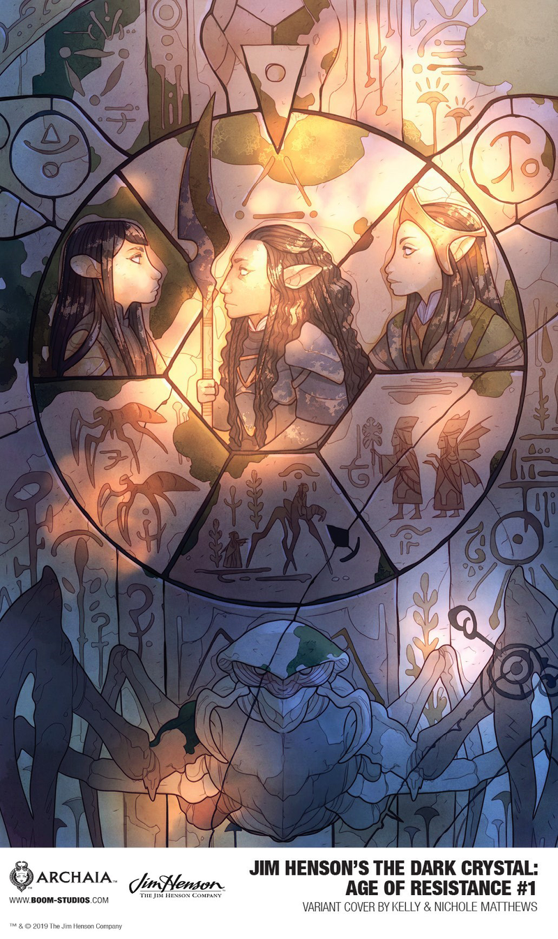 A variant cover for the first issue in the series.
